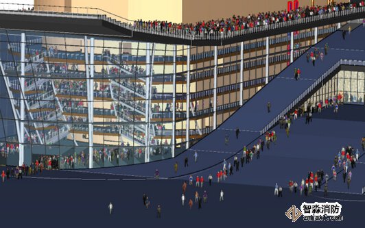 鎮(zhèn)江消防安全評(píng)估鎮(zhèn)江人員疏散能力模擬分析軟件Pathfinder6